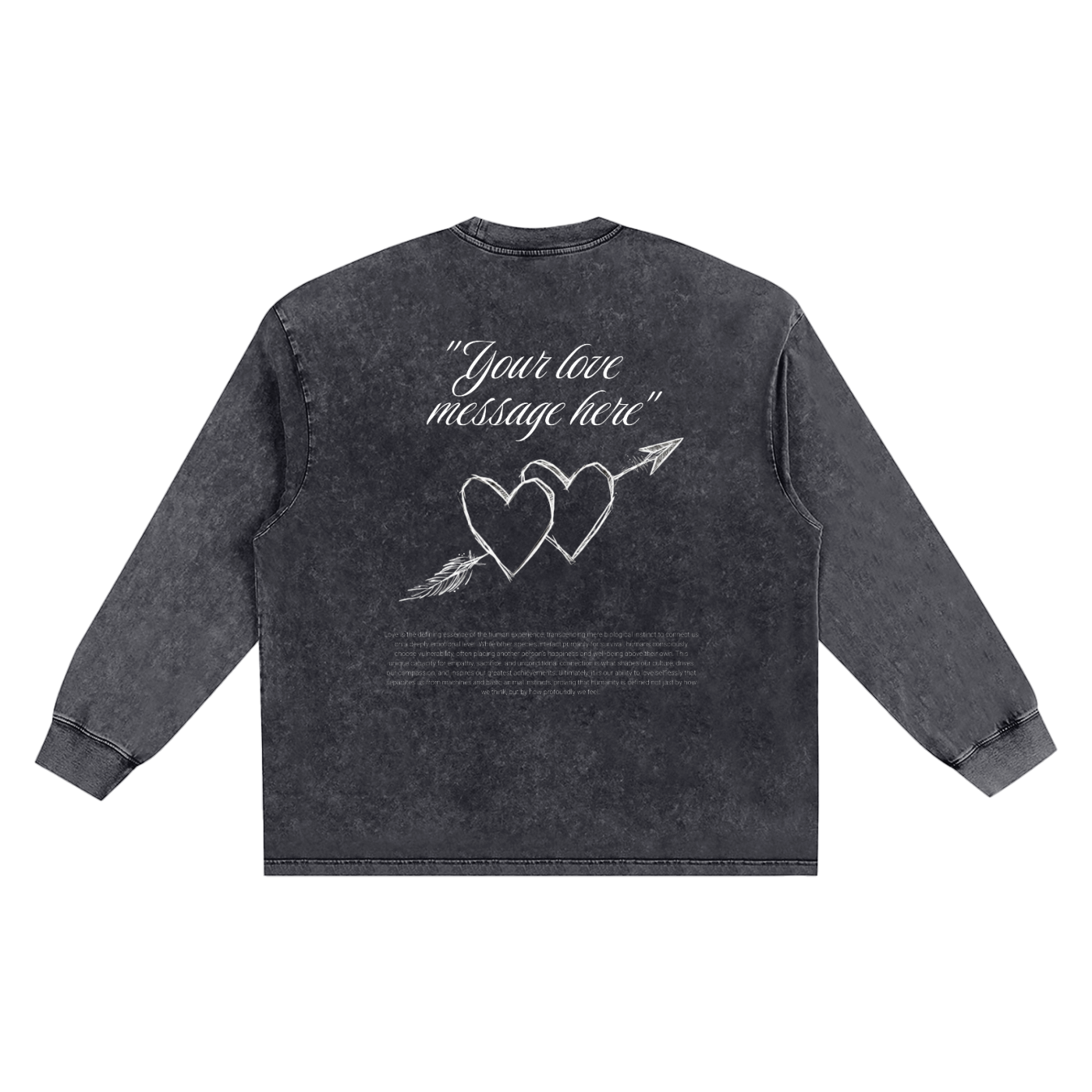 Snow-Washed Love Shirt