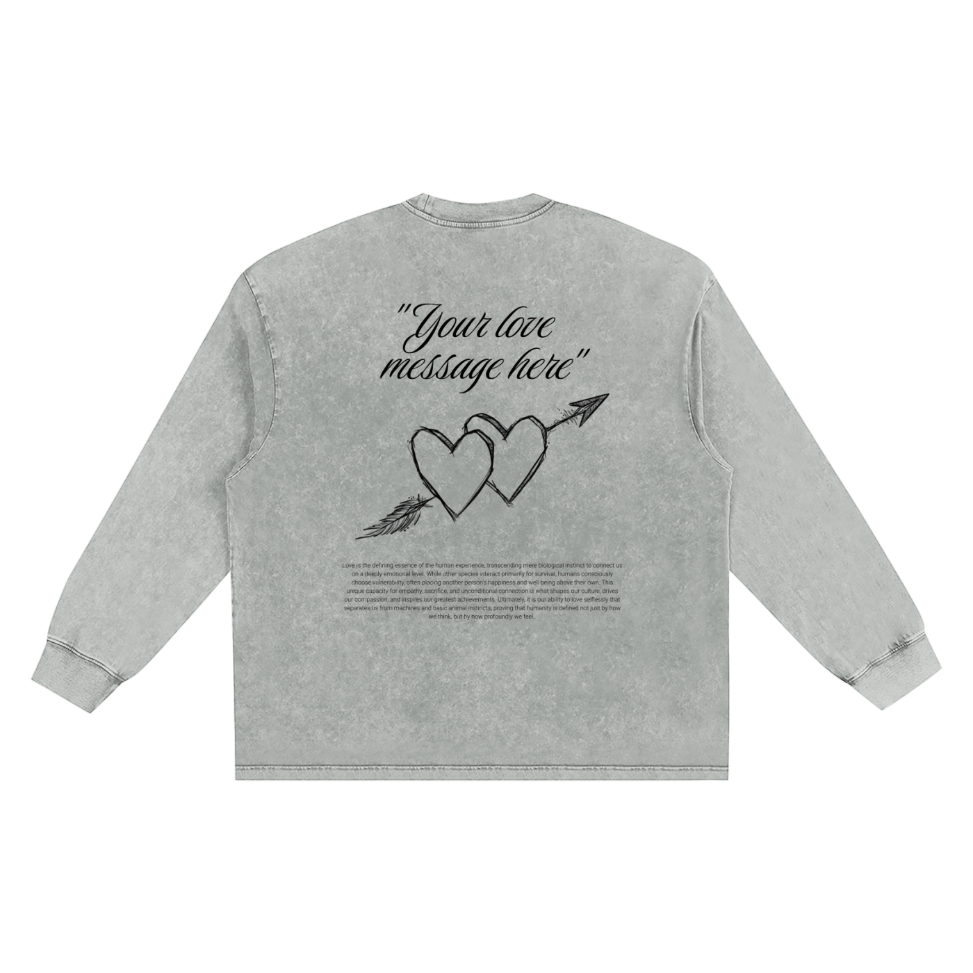 Snow-Washed Love Shirt