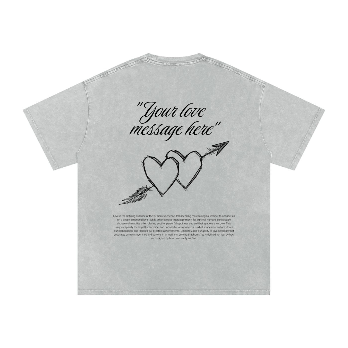 Snow-Washed Love Shirt