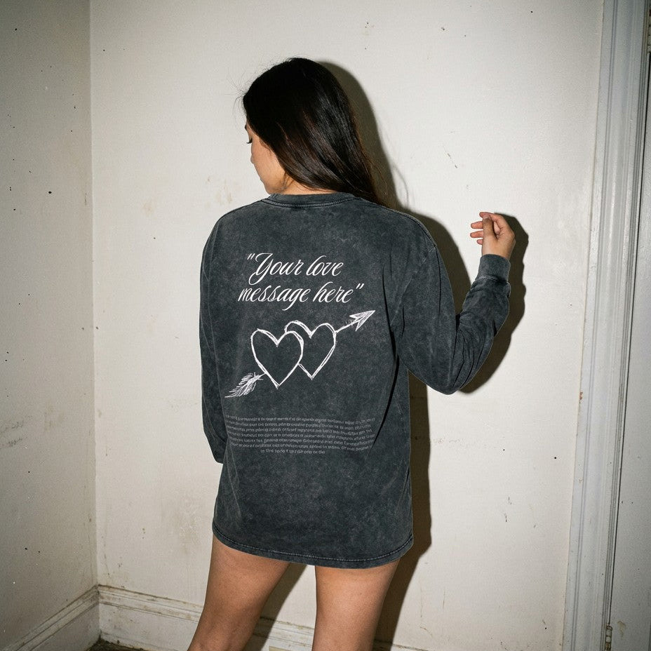 Snow-Washed Love Shirt