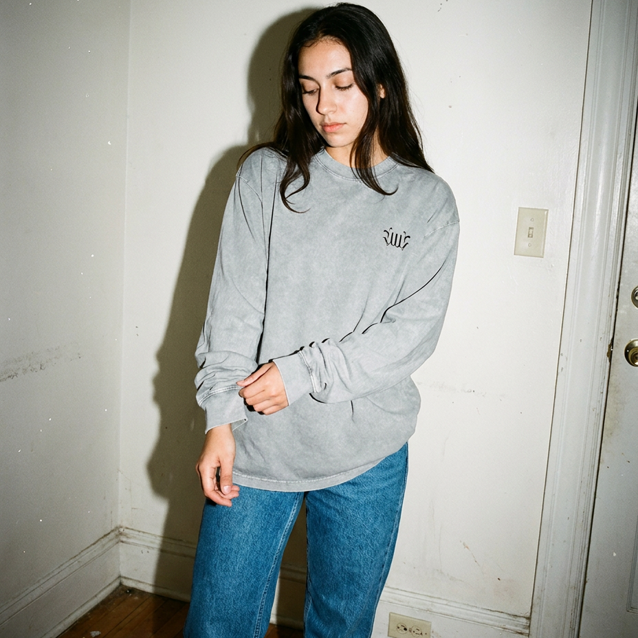 Snow-Washed Love Shirt