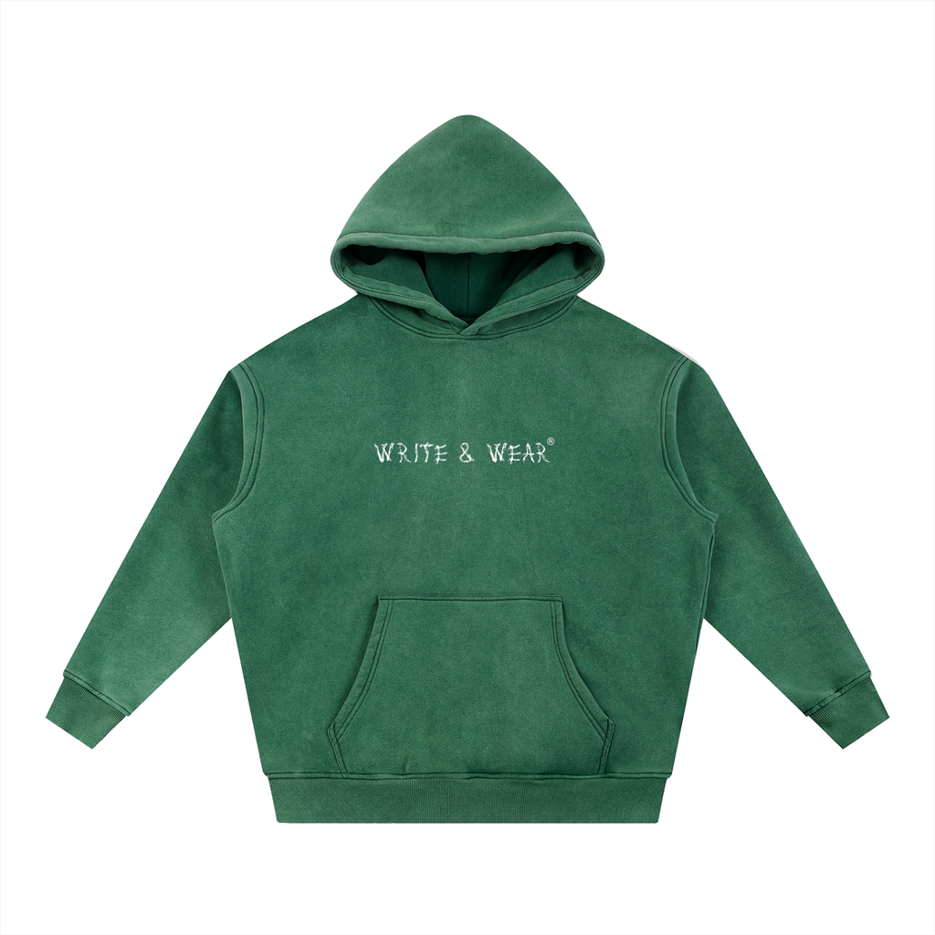 Oversized Snow-Washed Street-King Hoodie