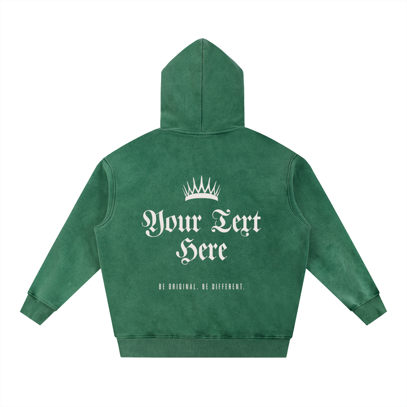 Oversized Snow-Washed Street-King Hoodie