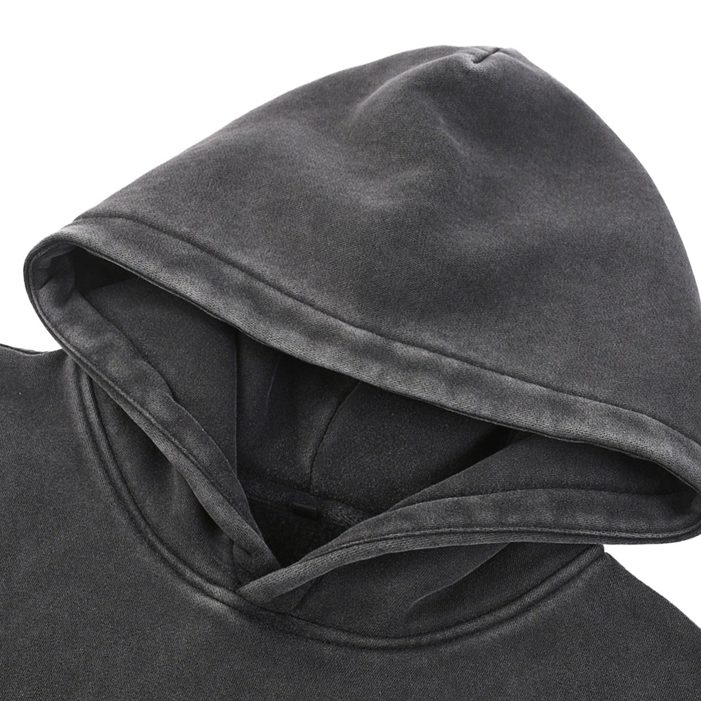 Oversized Snow-Washed Love Language Hoodie